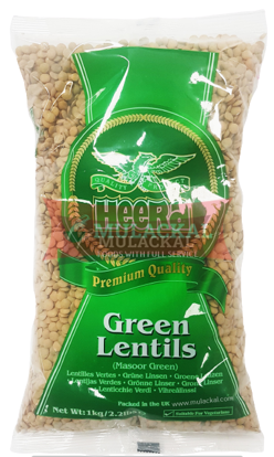 Heera Green Lentils 1kg