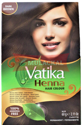 Picture of VATIKA Henna Dark Brown 24x60g