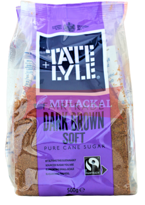 TATE & LYLE Cane Sugar Dark Brown 500g