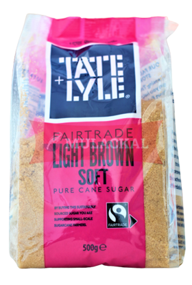 TATE & LYLE Cane Sugar Light Brown 500g