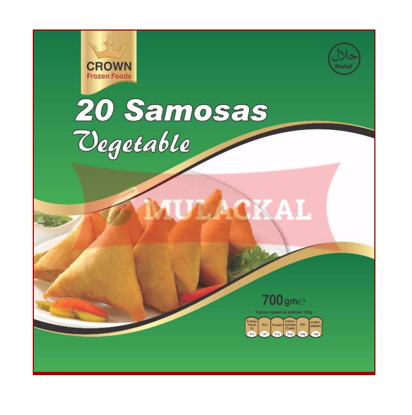 CROWN Vegetable Samosa 20Pcs 700g