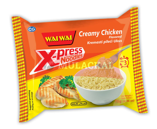 WAI WAI Xpress Chicken Creamy Flavour Instant Noodle 70g